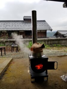 薪炊きご飯